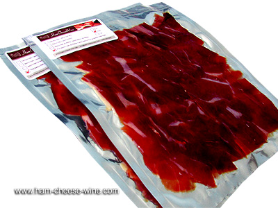 Pure Iberico Ham de Bellota Hand Cut by Knife 1/2 Pound Details 4