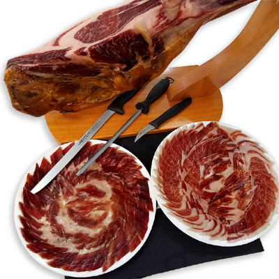 Economic Ham Carving Kit - Iberico Shoulder Blázquez Details 5
