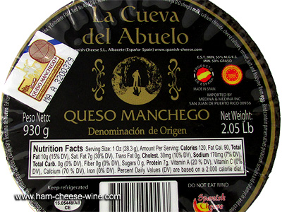 Manchego Cheese Cueva del Abuelo Details 3