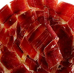 Jamón Ibérico de Bellota Cortado a Mano a Cuchillo, 1 Libra