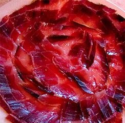 Jamón Ibérico Puro de Bellotas Cortado a Mano a Cuchillo, 1 Libra